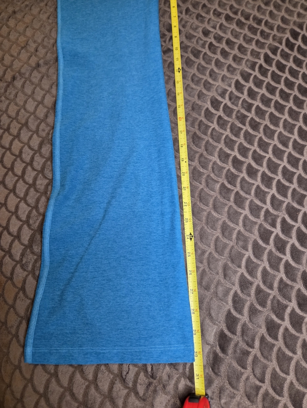 Beyond Yoga Practice Spaced High Waist Pants in Aqua Blue - Size M - Picture 6 of 10